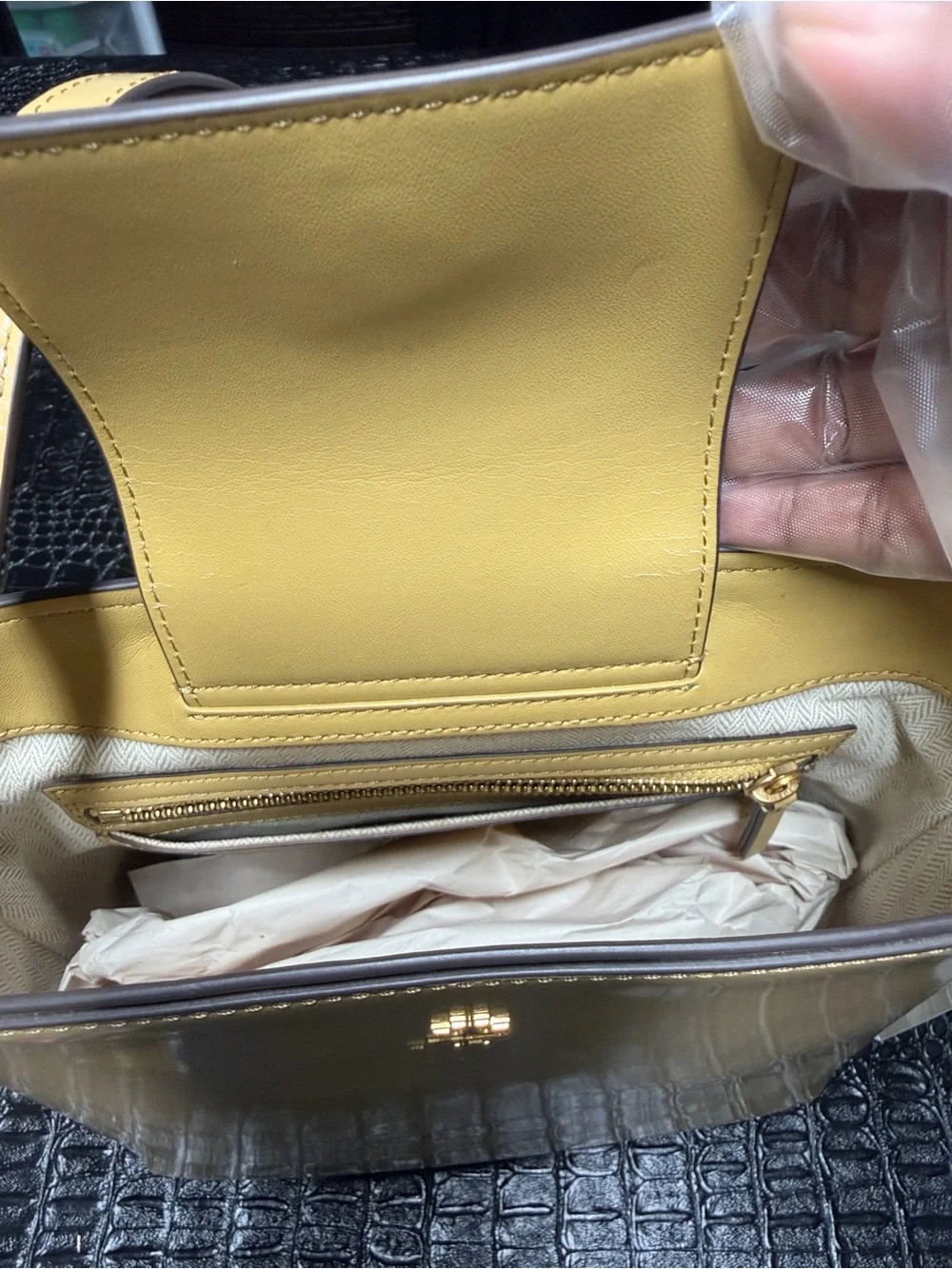 Tory Burch Emerson Patent Bucket Bag